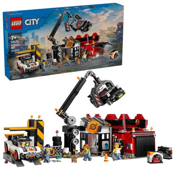 City Scrapyard with Cars Building Toy