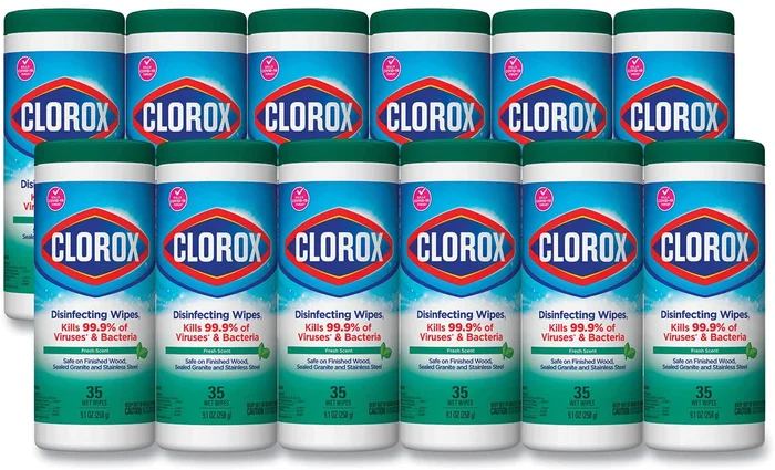 Clorox Disinfecting Wipes, Fresh Scent, 35 Count