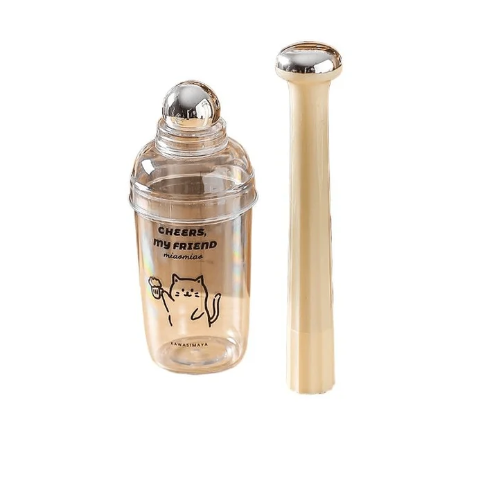 Cocktail Shaker Set: Milky White Silver Ice Hammer + Cat Star Shaker Cup 160g*1