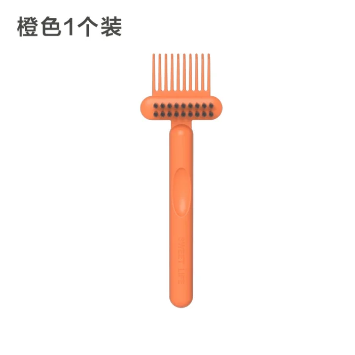 Comb cleaning brush orange *1