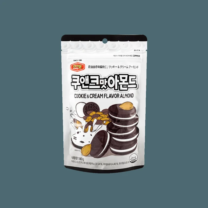 Cookie & Cream Flavor Almond 180g