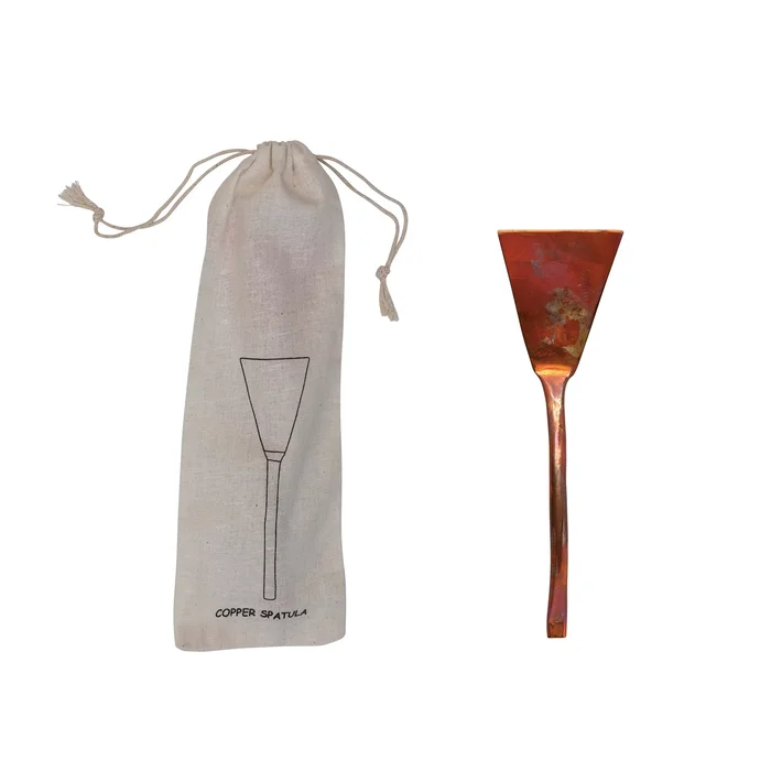 Copper Cake Server in Drawstring Bag – 7.8″L x 2.5″W x 1.0″H