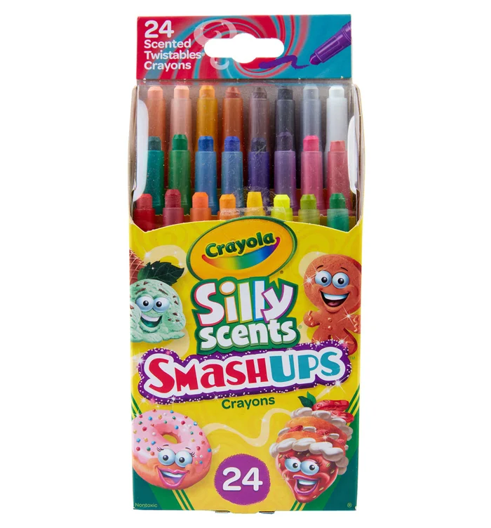 Crayola Silly Scents Mini Twistables Scented Smashups Crayons (24 count)