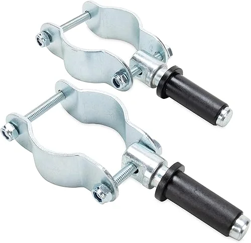 CROOKED CREEK Trac Outdoors Oar Locks – Safely Secures Your Oars – Fits Oar Shafts Up to 1-7/8-inches – 2 pack (50428),Silver