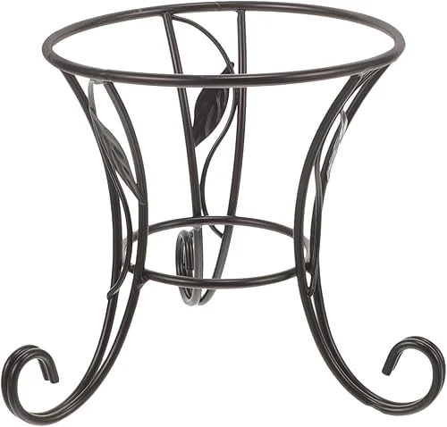 Crystal Ball Display Stand Iron Gazing Ball Stand Crystal Sphere Holder Round Orb Crystal Sphere Easel Stand Flowerpot Rack Glass Bowl Ring Gazing Globe Stand