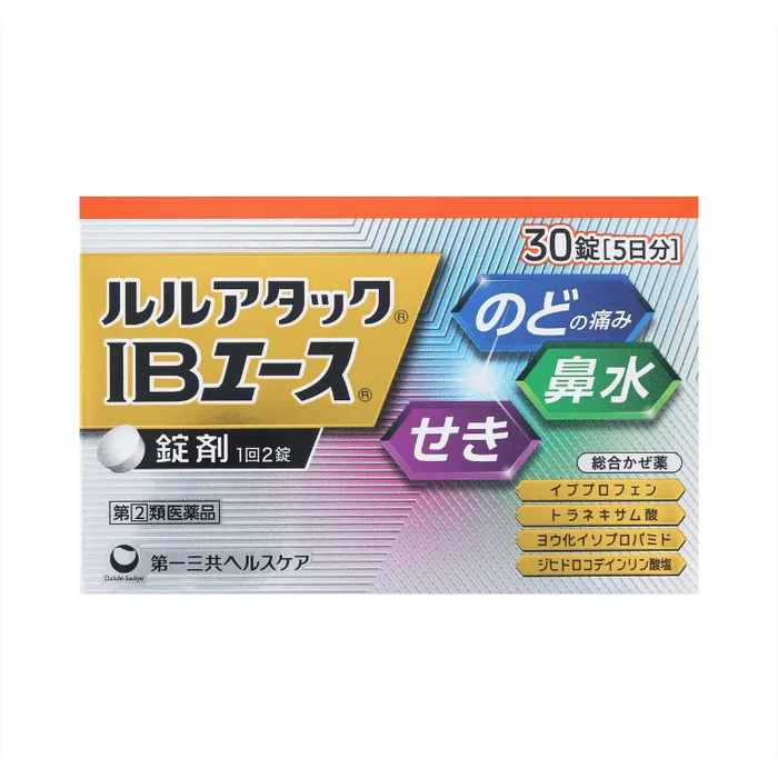DAIICHI SANKYO Matsukiyo Lulu Attack IB Ace Cold Medicine Relieves Fever 30 Capsules