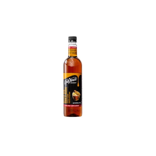 Davinci Gourmet Gourmet Butter Rum Syrup-750 Milliliter-4/Case