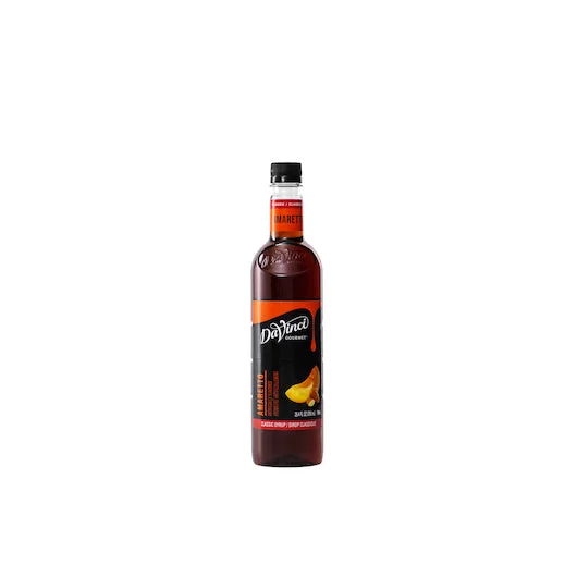 Davinci Gourmet Syrup Amaretto Flavored-750 Milliliter-4/Case