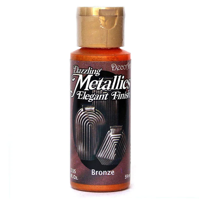 DecoArt Dazzling Metallics – Bronze – 2 oz