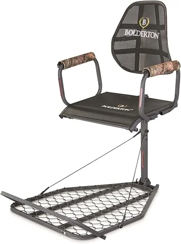 Deluxe Hang-On Tree Stand for Hunting, Tree Seat Deer Stand