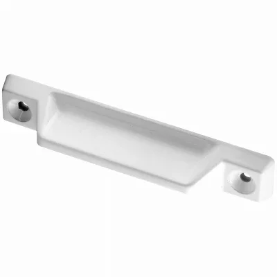Deluxe Sash Lift, Diecast White, 3-5/16 In., 2-pk.