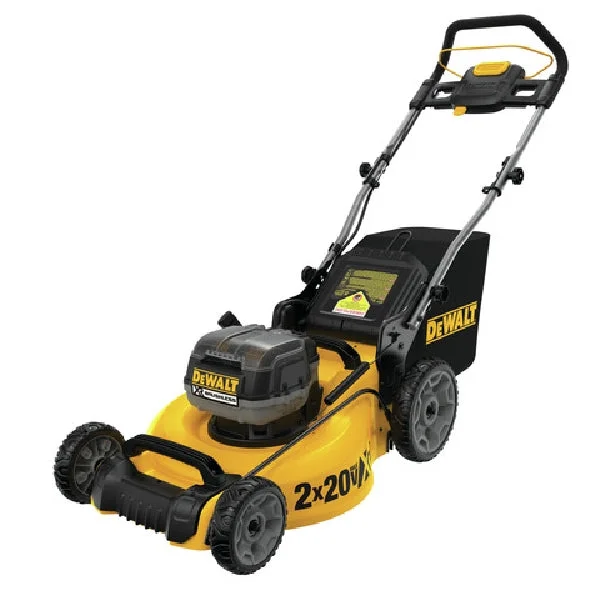 DeWALT DCMW220P2 20V Max 3 in 1 Cordless Lawn Mower Kit (Includes (2) 20V Max 5.0ah Batteries, Charger, Mulching Plug, and Collection Bag)