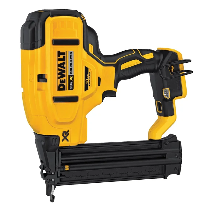 DeWALT DCN680B Brad Nailer, 20 V Battery, 110 Magazine, Glue Collation, 18 ga Nail (BARE TOOL – No Battery Included)