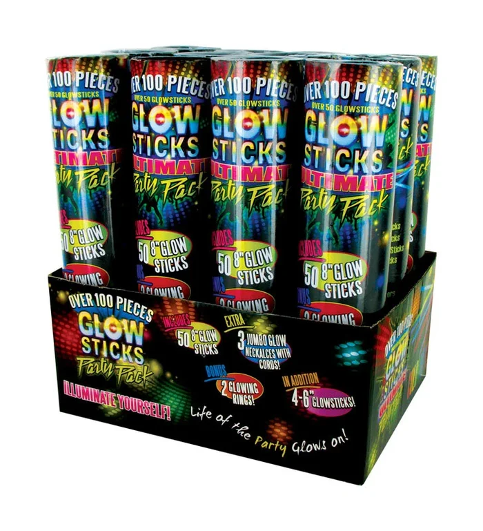Dm Merchandising Glow Sticks Glow Sticks Plastic 12 Pk