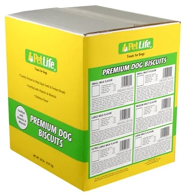 Dog Biscuits, Multi-flavor, Medium, 20 Lbs.