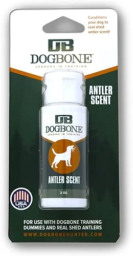 DogBone Antler Scent for Training Your Shed Hunting Dog | Dog Training Kit | Hunting Dog Accessories | Dog Training Tools | Dog Scent Training Kit | Scent Training for Dogs | Hunting Dog Toys