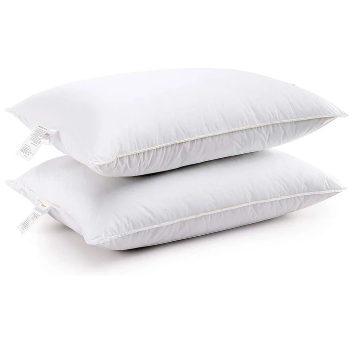 Down Alternative Hollow Fiber Bed Pillows by Cheer Collection (2-Pack)