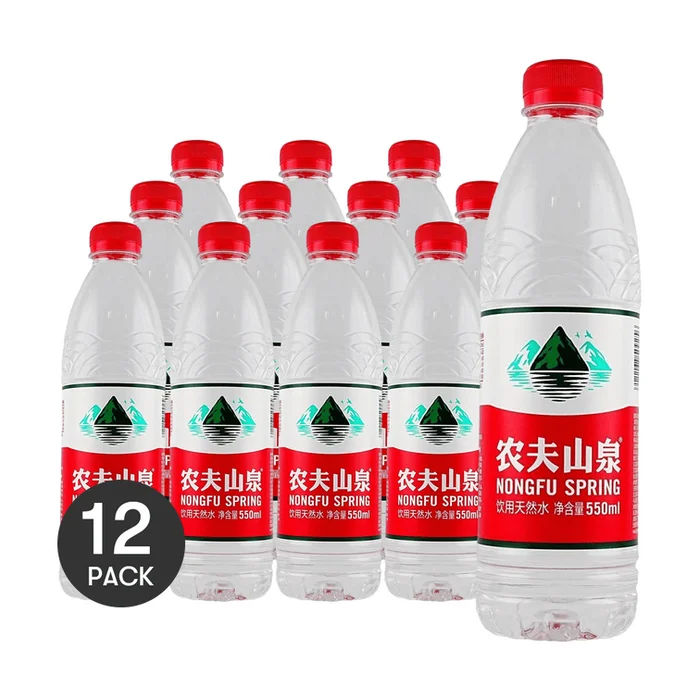 Drinking Natural Water, 18.6fl oz *12【12 Packs】