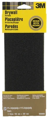 Drywall Sanding Screen, Medium, 4-3/8 X 11 In., 2-pk.