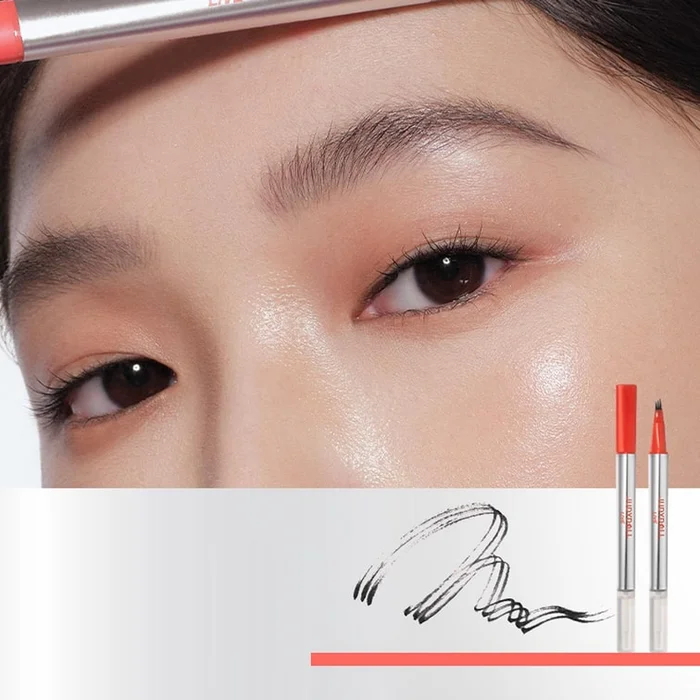 Dual-End Liquid Brow Pen, #01 Grey Brown