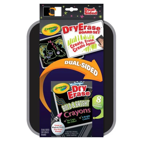 Dual Sided Dry Erase Board Set