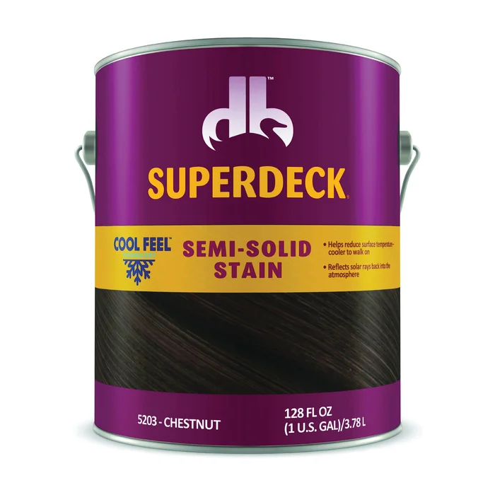 Duckback DPI052034-16 Wood Stain, Chestnut, Liquid, 1 gal