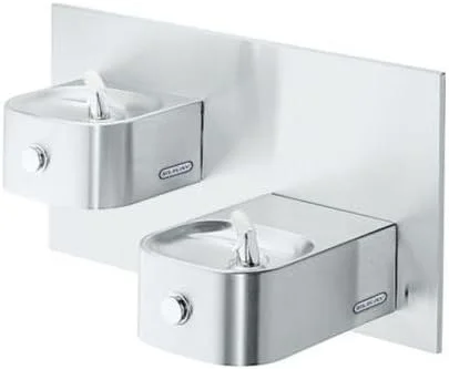 Elkay EDFP217FPK Stainless Steel Bi-Level Wall Mount Drinking Fountain
