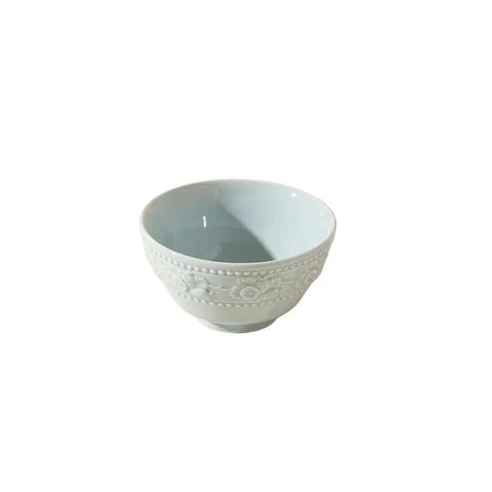 Embossed Design High Value Rice Bowl Blue 200Ml * 1 Piece