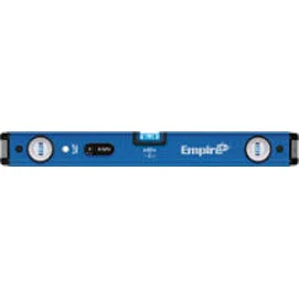 Empire True Blue Series EM95.24 UltraView LED Magnetic Box Level, 24 in L, 3-Vial, 1-Hang Hole, Magnetic, Aluminum
