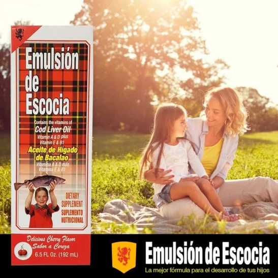 Emulsion De Escocia Cherry 6.5 Oz. Cod Liver Oil