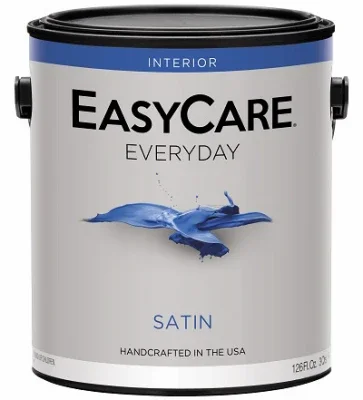 Everyday Interior Latex Paint, Pastel Base Satin, 1 Gallon
