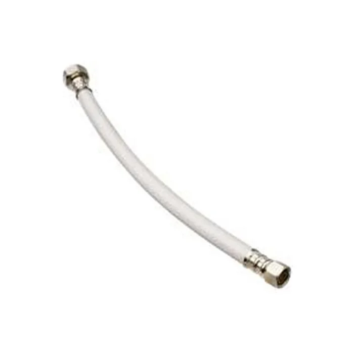 Ez Series Pp23862 Sink Supply Tube, 20 In L, 3/8 In Inlet, Compression Inlet, Fip Outlet