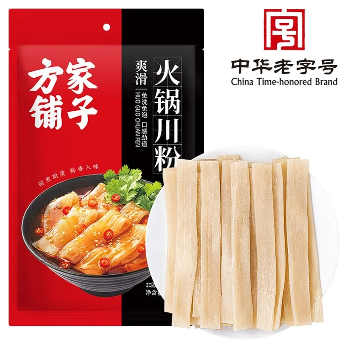 Fangjia Puzhou Hotpot Sichuan Wide Sweet Potato Noodles 250g