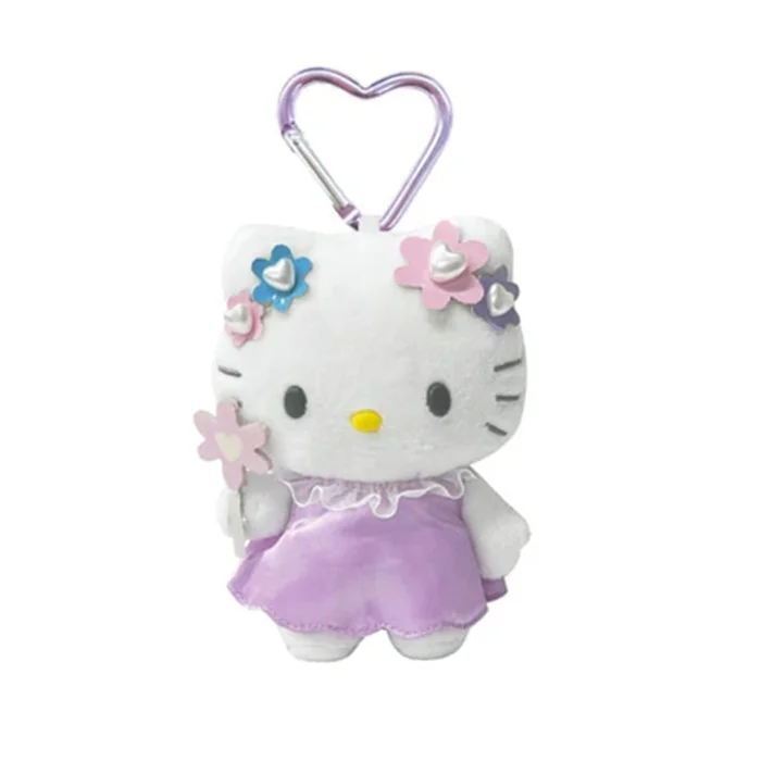 Fantasy Fairy Series Heart Buckle Plush Pendant Purple [Hello Kitty]