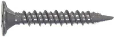Fas-n-tite Cement Board Screws, Phillips Head, Gray Ceramic, 1.25-in. X #8, 75-pk.