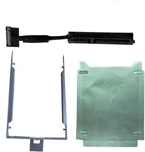 Fleshy Leaf SATA Hard Drive Caddy Bracket with SSD HDD Cable Holder Tin Foil Replacement for Lenovo ThinkPad P53 FP530 Laptop 02DM497 DC02C00G010 DC02C00G000