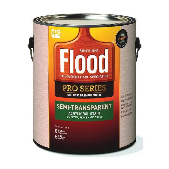 Flood FLD812-01 Wood Stain, Liquid, 1 gal