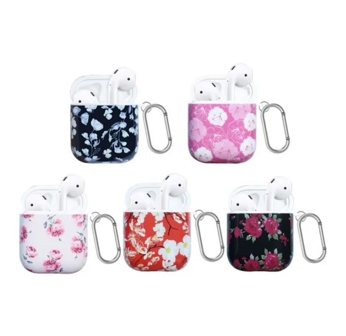 Floral Printed Hard Case for AirPods 1 & 2