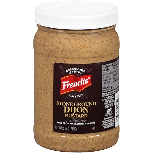 French’s Stone Ground Dijon Mustard-32 oz.-6/Case