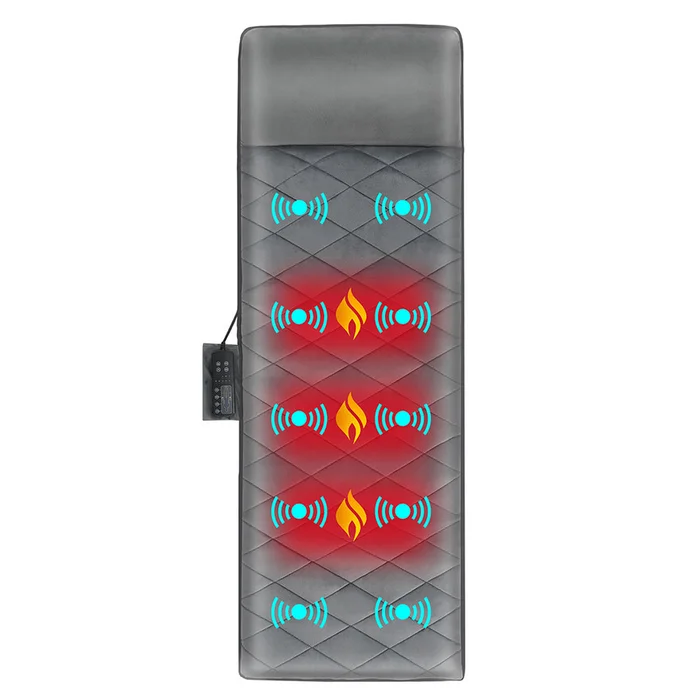 Full-Body Massage Mat with 10-Motor and 5 Program Modes