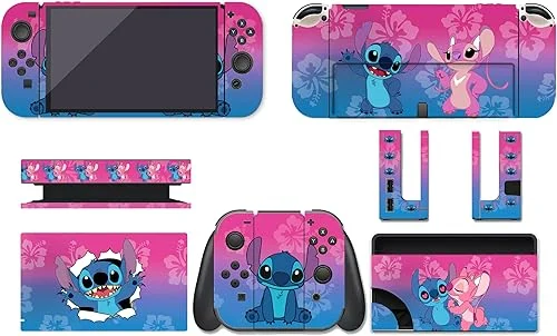 Full Wrap Skin , Anime Switch OLED Protector Skin Cover Matte Vinyl Decal Stickers（Only Switch OLED）