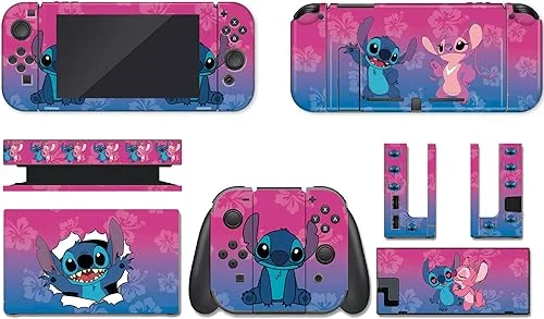 Full Wrap Skin for Switch Anime Switch Protector Skin Cover Matte Vinyl Decal Stickers（Only Switch Standard）