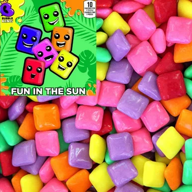 Fun In The Sun Tropical Fruit Chiclets Gum