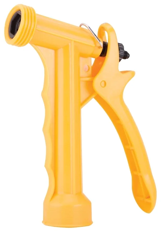 Ga7813l Front Trigger Garden Hose Nozzle, 5.5 Inch, Plastic, Yellow