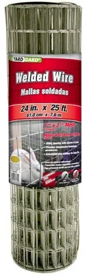 Galvanized Welded Wire Fence, 2 X 1-in. Mesh, 24-in. X 25-ft.