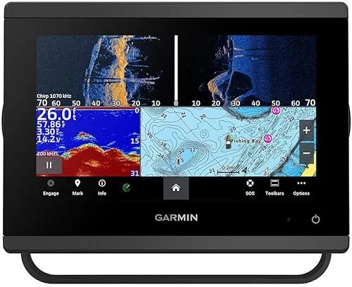 Garmin 010-02365-61 GPSMAP 743xsv SideVü, ClearVü and Traditional Chirp Sonar with Mapping – 7′, Navionics+