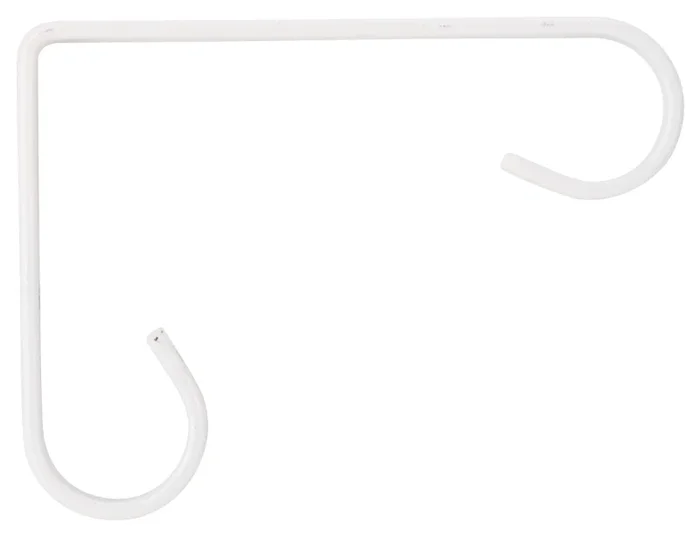 Gb0183l 4-inch White Scroll Plant Bracket For Wall Mounting