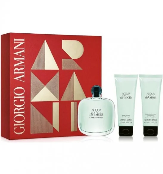Giorgio Armani Aqua di Gioia 3pcs Gift Set EDP 3.4 oz Women