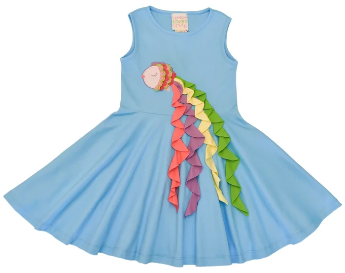 Girl-Rainbow Fish Dress