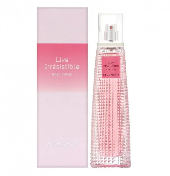 Givenchy Live Irresistible Rosy Crush Eau De Toilette Women 2.5 oz 75 ml